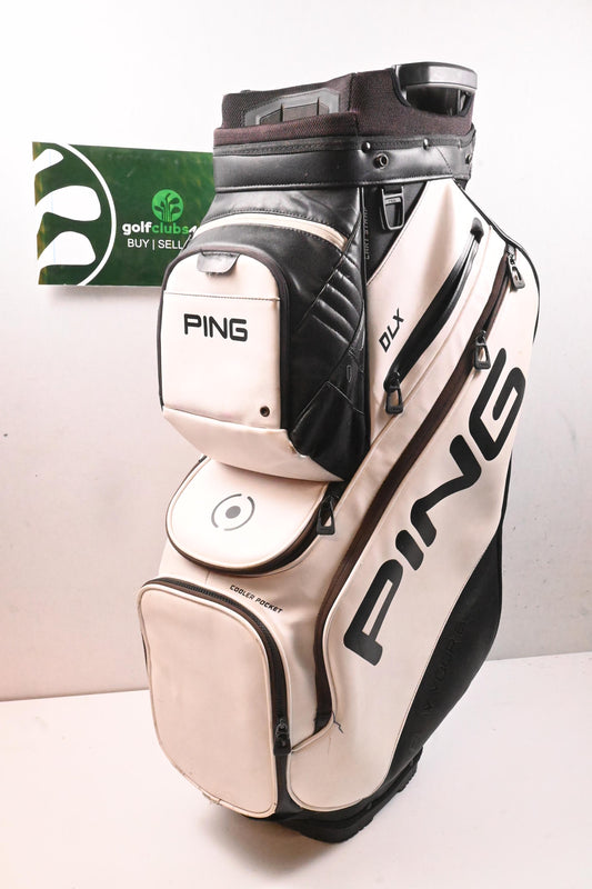 Ping DLX Cart Bag / 14-Way Divider / White & Black