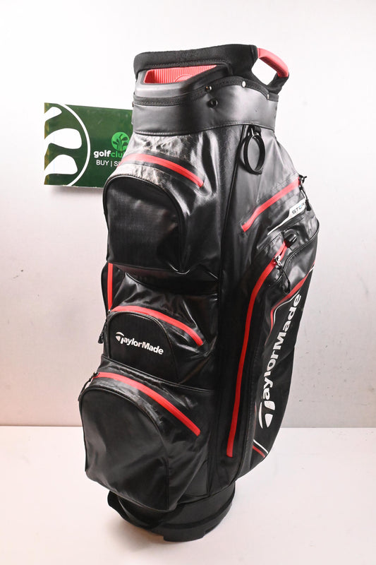 Taylormade Strom Dry Cart Bag / 14-Way Divider / Black & Red