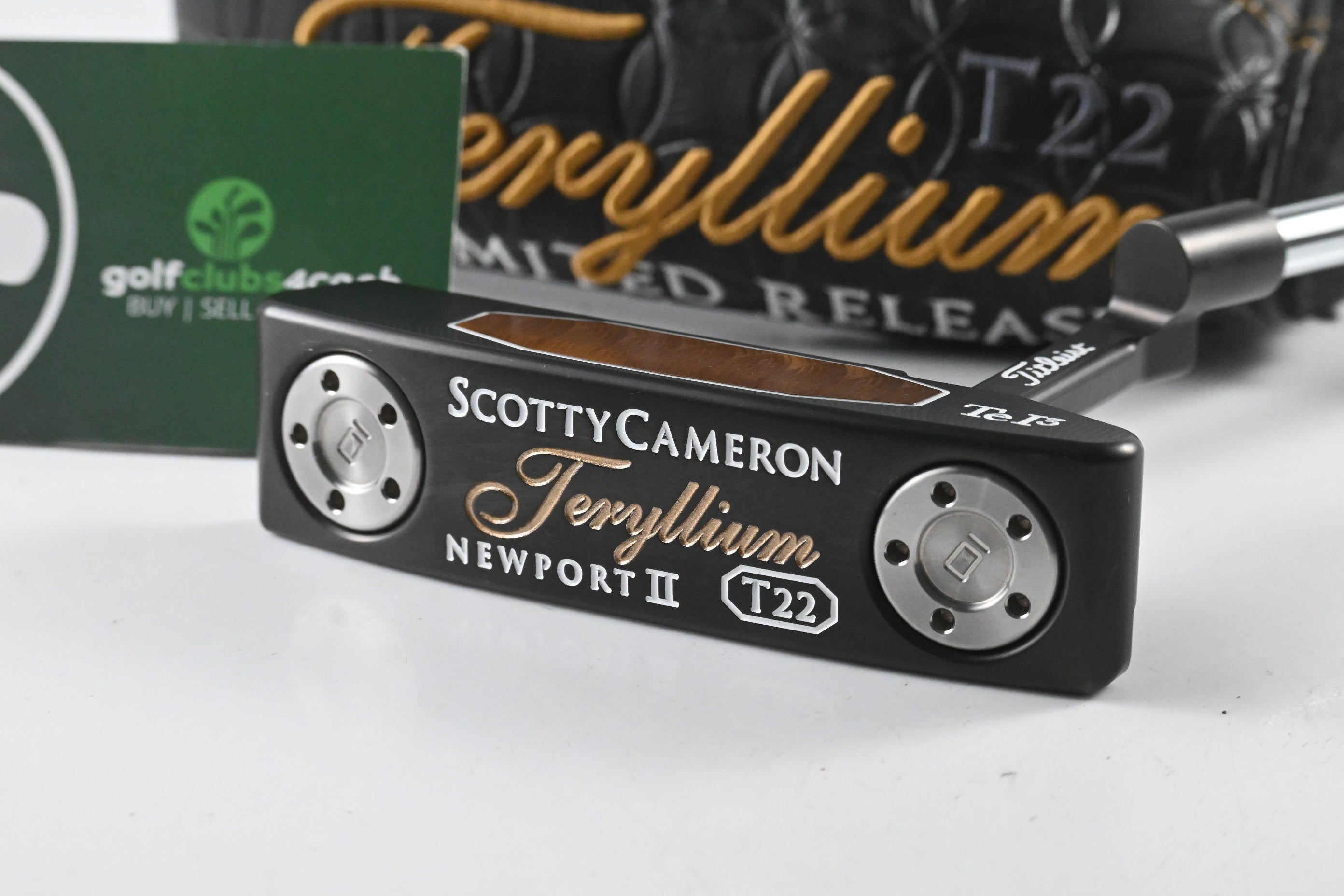 Scotty Cameron Teryllium T22 Newport II Putter / 35 Inch