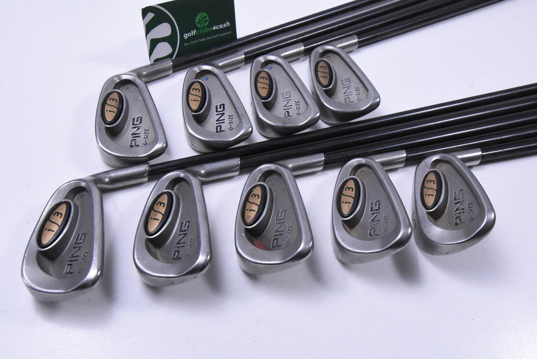 Ping i3 Irons / 3-PW+SW / Blue Dot / Regular Flex Ping 350 Series Shafts