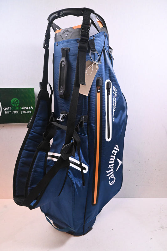 Callaway Fairway C Hyper Dry Stand Bag / 4-Way Divider / Navy & Orange