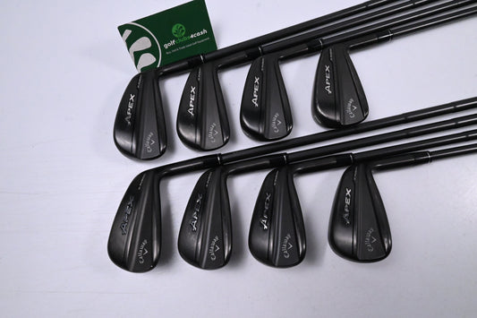 Callaway Apex Ti Fusion Irons / 4-PW+AW / Stiff Flex Dynamic Gold Mid S300 Shafts