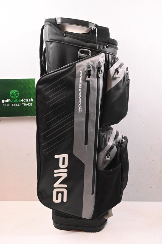 Ping Pioneer Monsoon Cart Bag / 14-Way Divider / Black & Grey