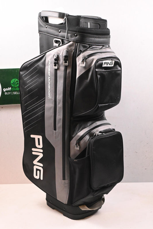 Ping Pioneer Monsoon Cart Bag / 14-Way Divider / Black & Grey