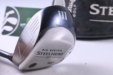 Left Hand Callaway Steelhead III Driver / 10 Degree / Regular Flex System III