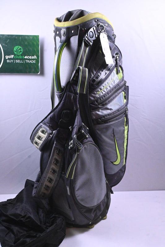 Nike SasQuatch Stand Bag / 14-Way Divider / Grey, Green