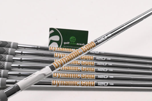 Dynamic Gold 120 S300 Iron Shafts / Regular Flex / Set Of 7 / 0.355" Tip