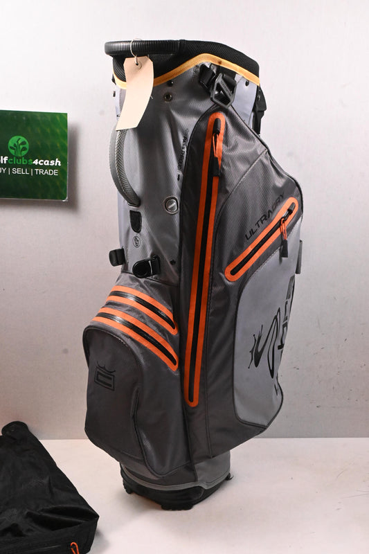 Cobra Ultradry Stand Bag / 14-Way Divider / Grey & Orange