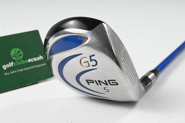 Ping G5 #5 Wood / 18 Degree / Regular Flex Grafalloy Prolaunch Blue 75 Shaft