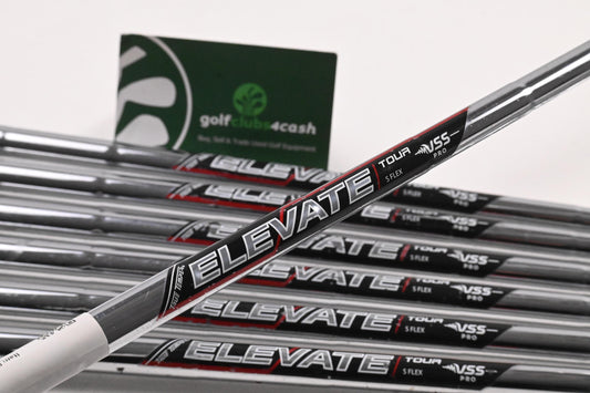 True Temper Elevate Tour Iron Shafts / Stiff Flex / Set Of 7 / 0.355" Tip