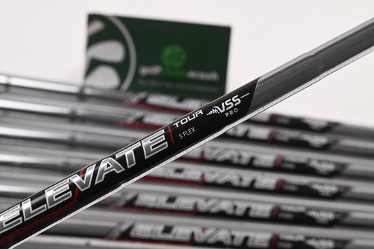 True Temper Elevate Tour Iron Shafts / Stiff Flex / Set Of 7 / 0.355" Tip