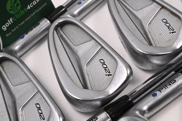 Ping i200 Irons / 4-PW+UW / Blue Dot / Stiff Flex Ping AWT 2.0 Shafts