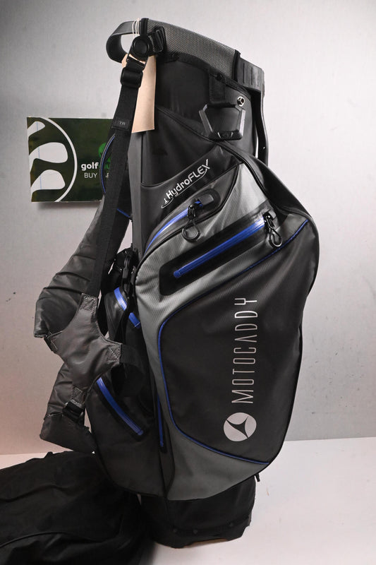 Motocaddy HydroFlex Stand Bag / 5-Way Divider / Grey & Blue