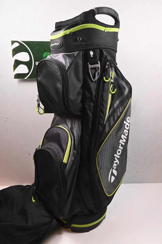 Taylormade Cart Bag / 14-Way Divider / Black & Lime