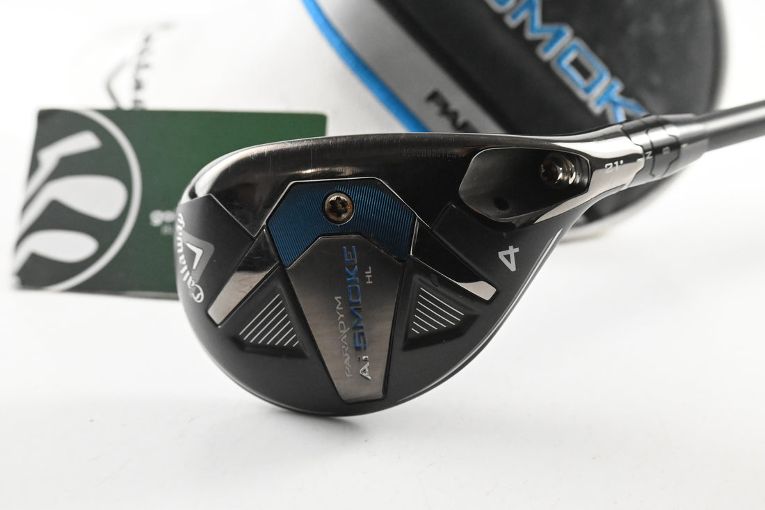 Callaway Paradym Ai Smoke HL #4 Hybrid / 21 Degree / Senior Flex Cypher 2.0 50 Shaft