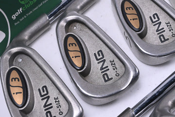 Ping i3 O-Size Irons / 3-PW+SW / White Dot / Stiff Flex Ping JZ Red Shafts