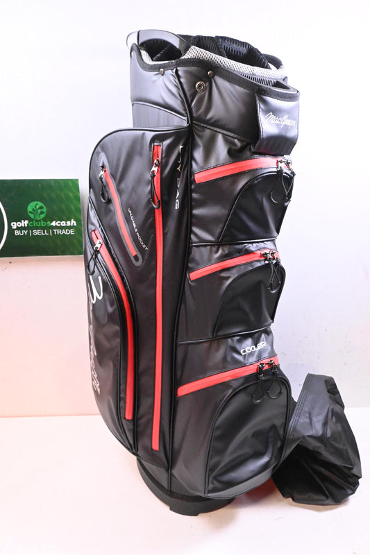 MacGregor Dry Bag Cart Bag / 14-Way Divider / Black & Red