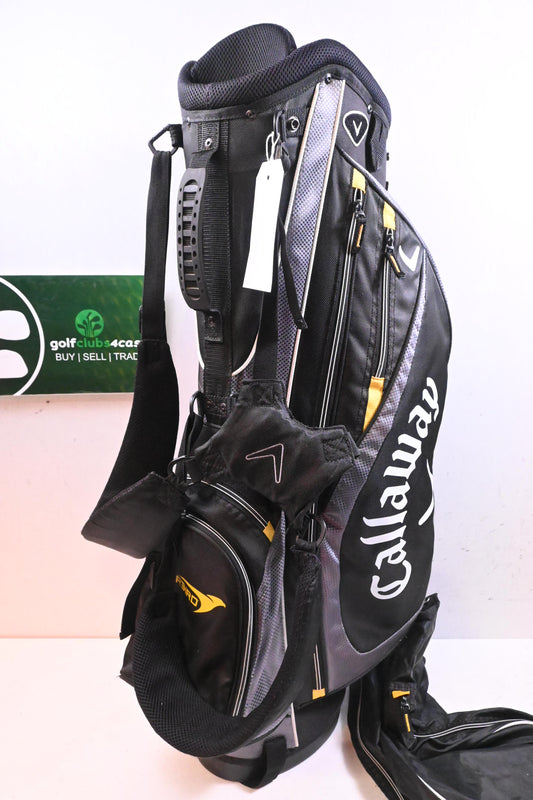 Callaway Warbird Stand Bag / 6-Way Divider / Black & Gold