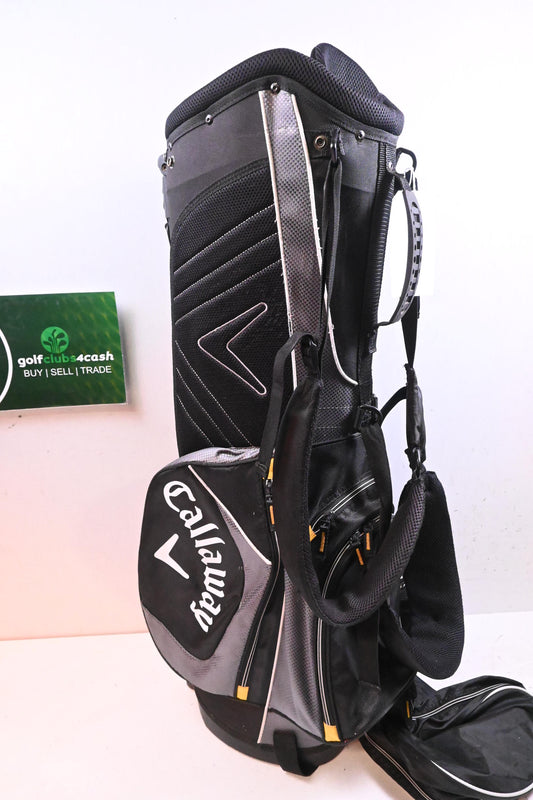 Callaway Warbird Stand Bag / 6-Way Divider / Black & Gold