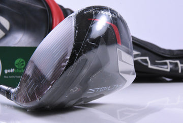 Left Hand Taylormade Stealth Plus Driver / 9 Degree / X-Flex Hzrdus Smoke RDX Red