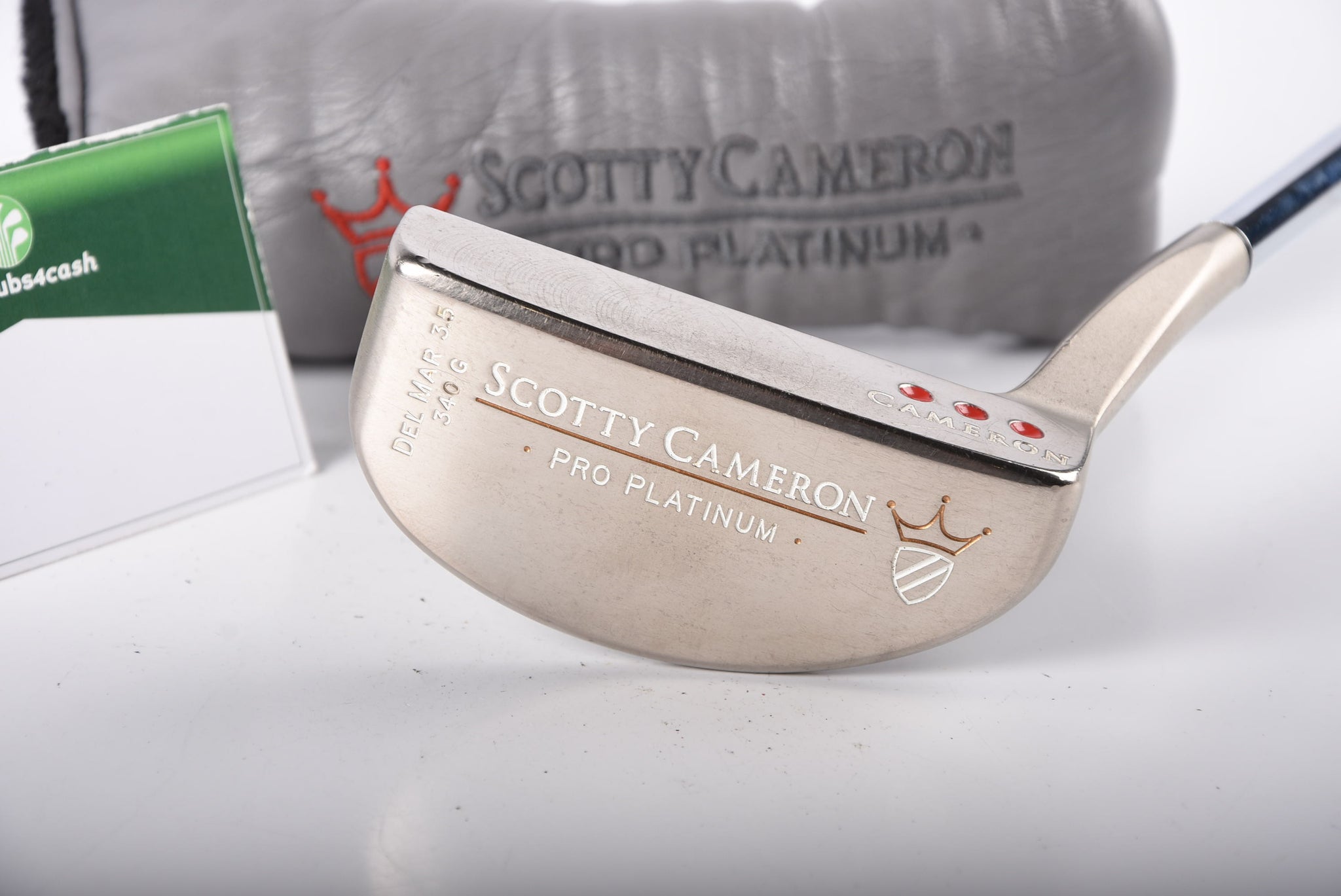 Scotty Cameron Pro Platinum Del Mar 3.5 Putter / 36 Inch