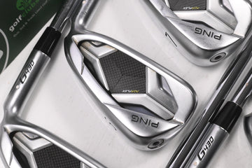 Ping G430 Irons / 5-PW+45°+50°+54° / White Dot / Stiff Flex Ping AWT 2.0 Shafts