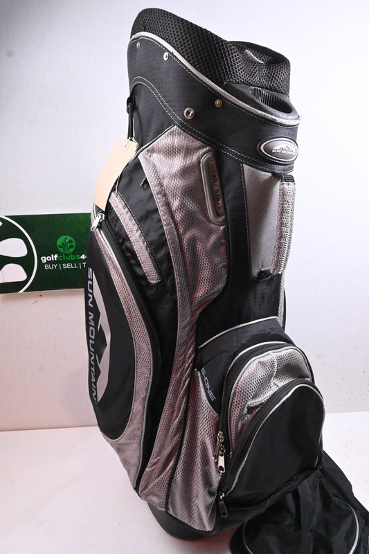 Sun Mountain Cart Bag / 14-Way Divider / Black & Silver