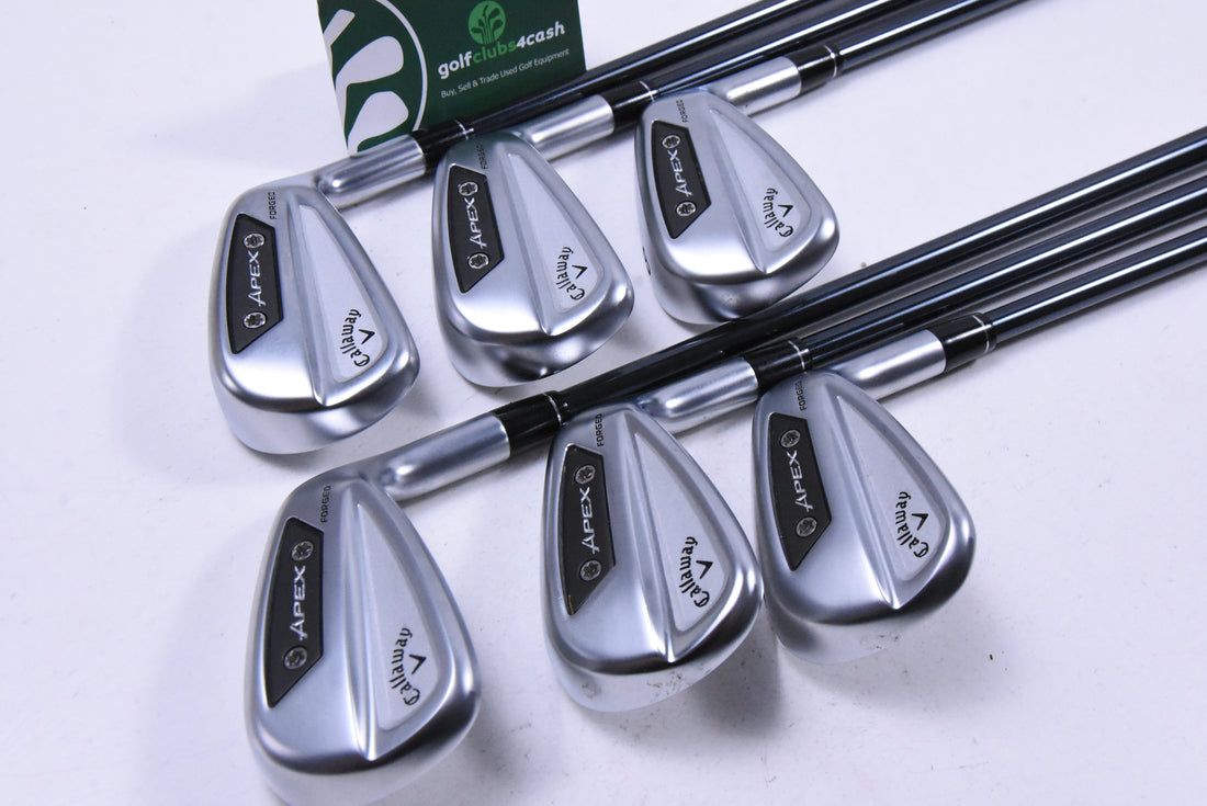 Callaway Apex Ai300 Irons / 6-PW+AW / Senior Flex UST HX Recoil Dart 70 Shafts