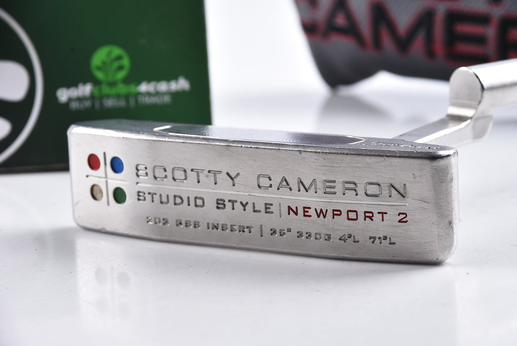 Scotty Cameron Studio Stainless Newport 2 Putter / 35 Inch