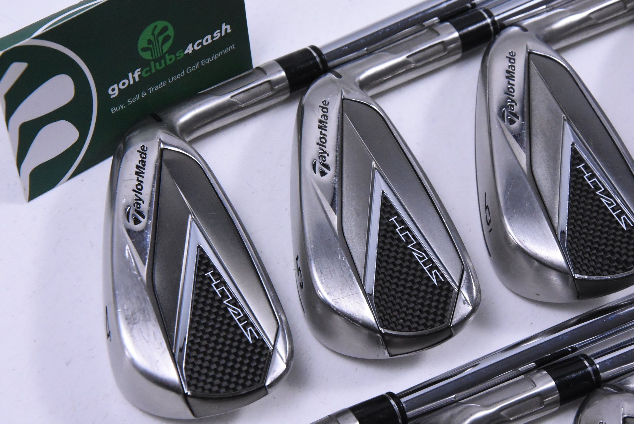 Taylormade Stealth Irons / 4-PW+AW / Regular Flex KBS Tour Lite Shafts