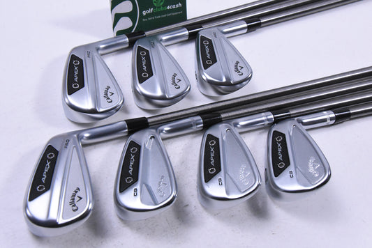 Callaway Apex Pro / CB 24 Combo Irons / 4-10 / Stiff Flex Steelfiber i80 Shafts