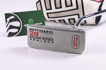 Bettinardi Studio Stock 2021 Silver/Red #28 Armlock Putter / 40 Inch