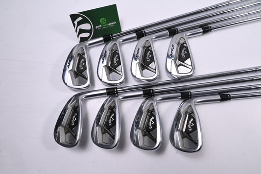 Callaway Apex 21 Irons / 4-PW+AW / Stiff Flex KBS Tour 120 Shafts