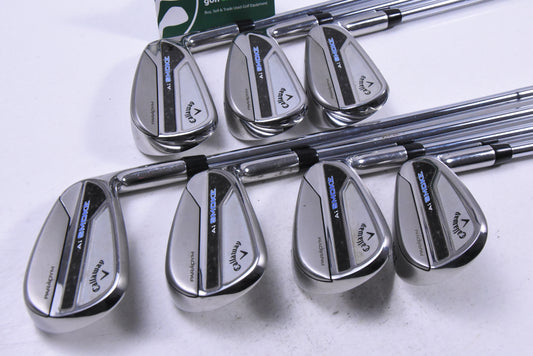 Callaway Paradym Ai Smoke Irons / 5-PW+SW / Stiff Flex Elevate MPH 85 Shafts