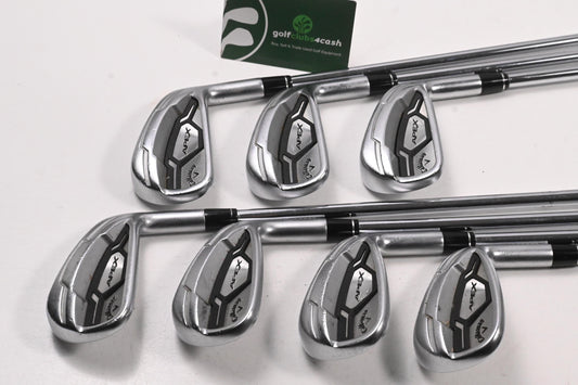 Callaway Apex CF16 Irons / 4-PW / White / Stiff Flex XP 95 S300 Shafts