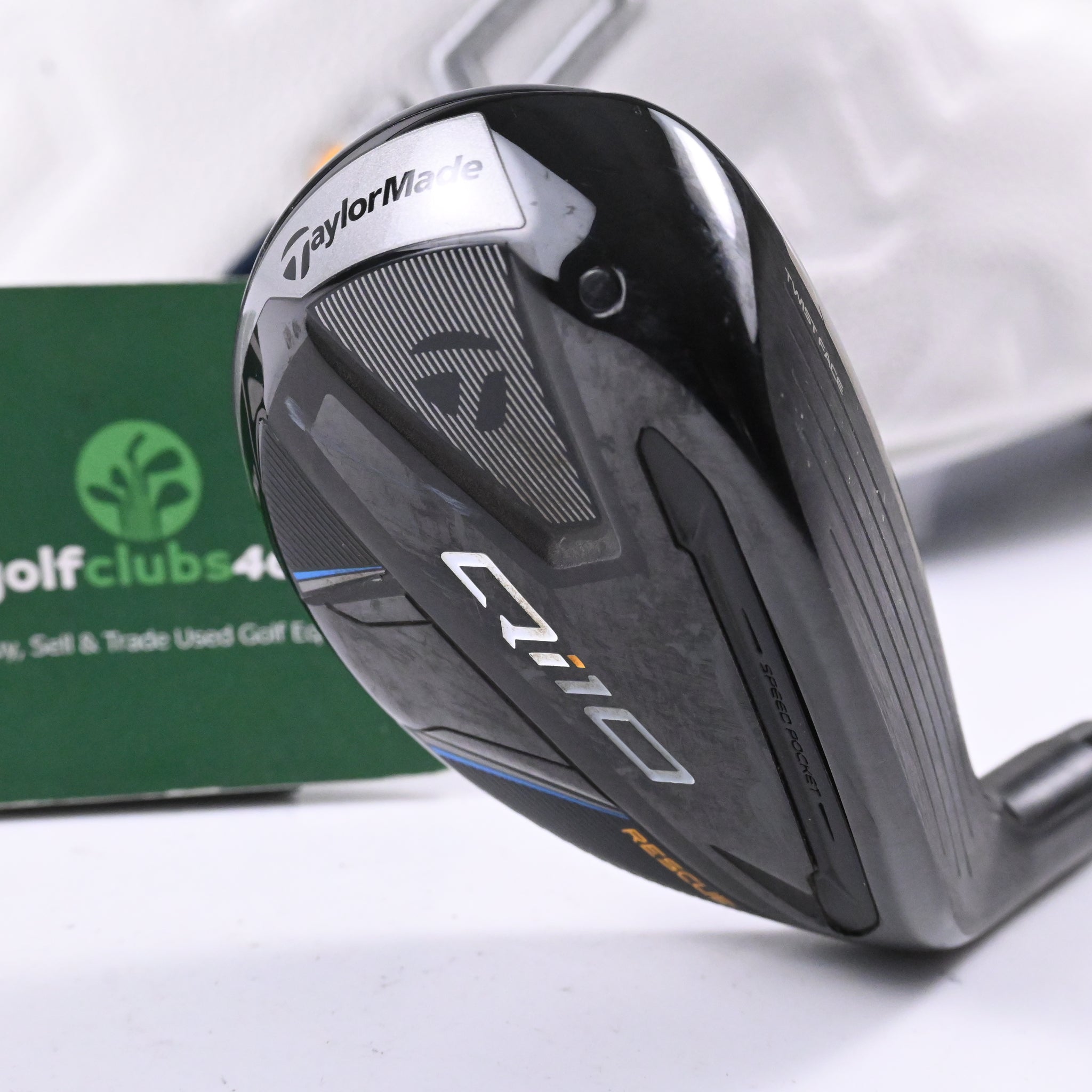 Taylormade Qi10 #3 Hybrid / 19 Degree / Stiff Flex HZRDUS Gen4 Black 80