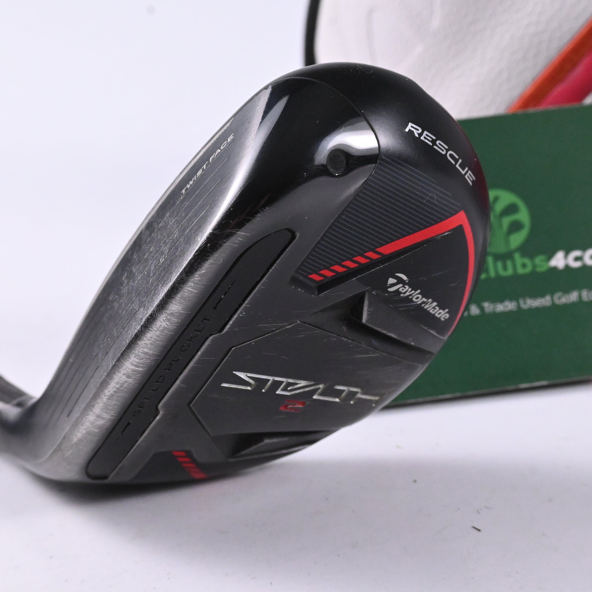 Left Hand Taylormade Stealth 2 #4 Hybrid / 22 Degree / Regular Flex Ventus TR