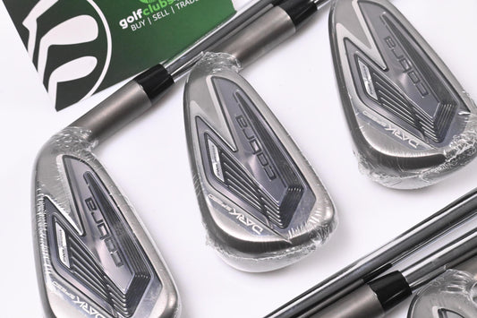 Cobra Darkspeed Irons / 4-PW+GW+SW / Stiff Flex KBS $-Taper Lite Shafts