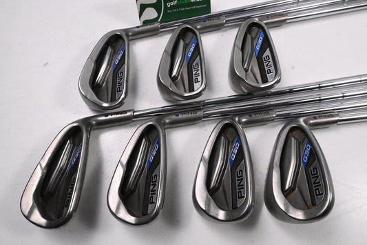 Ping G30 Irons / 5-PW+SW / Purple Dot / Stiff Flex Ping CFS Distance Shafts