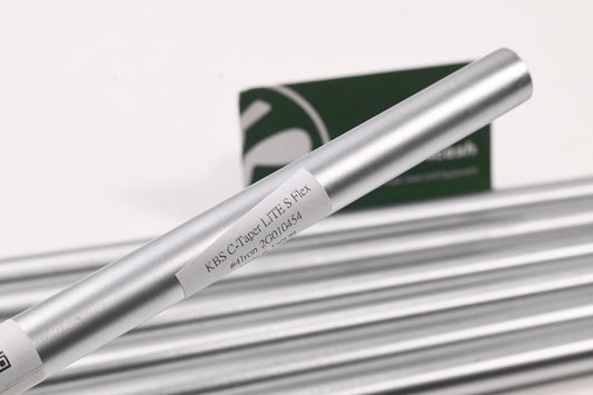 KBS C-Taper Lite Iron Shafts / Stiff Flex / Set of 7 / .370" Tips