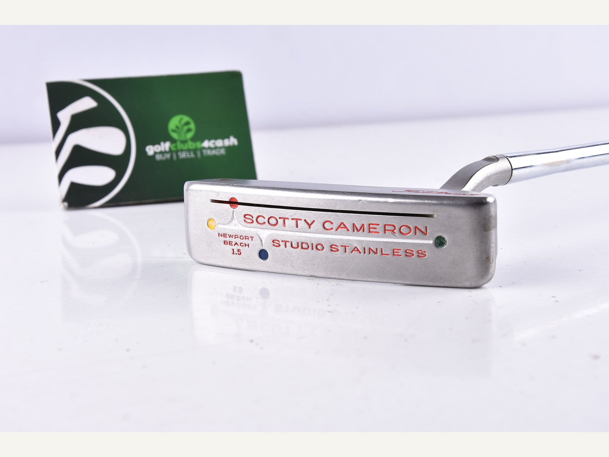 Scotty Cameron Studio Stainless Newport Beach 1.5 Putter / 35 Inch