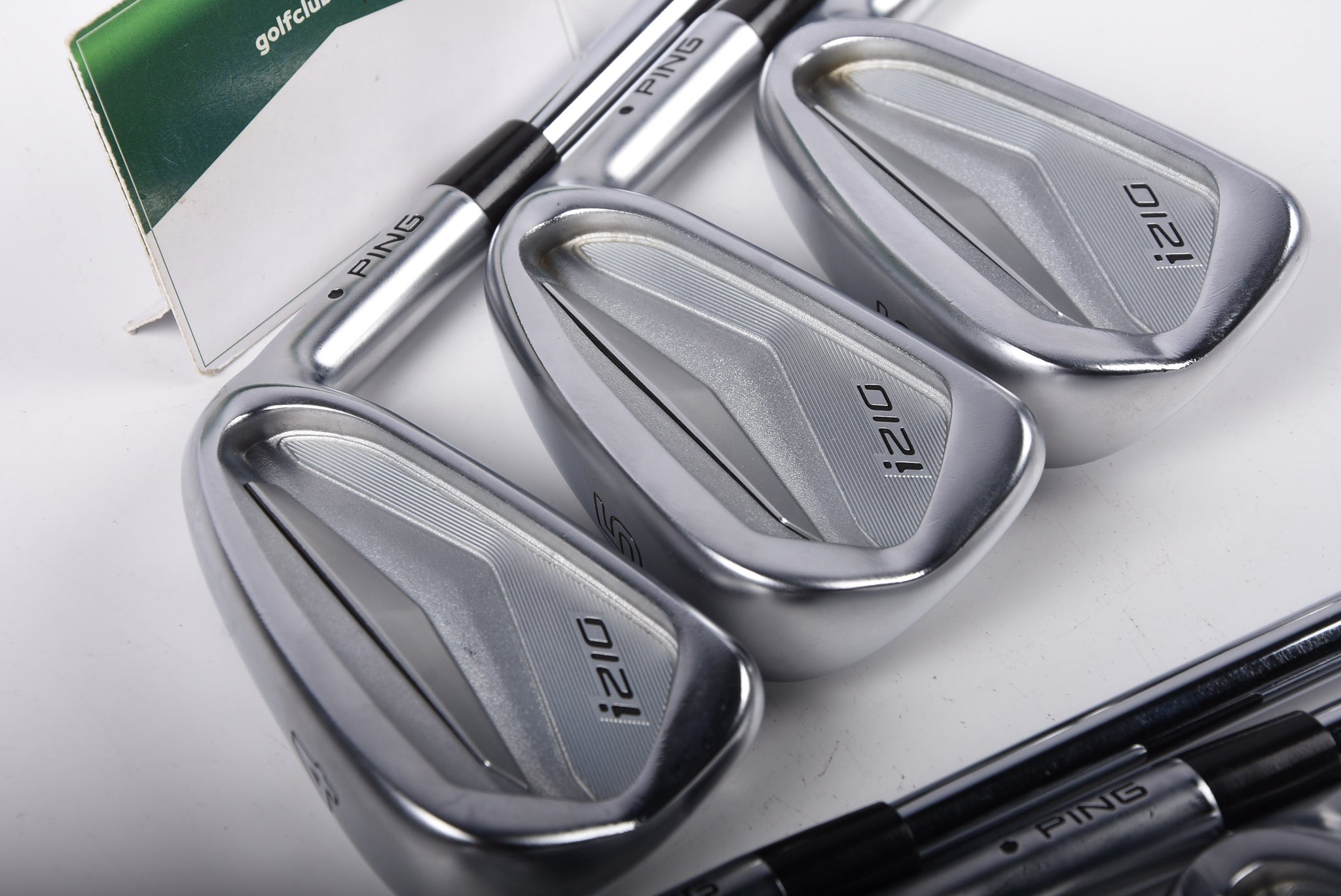 Ping i210 Irons / 4-PW / Black Dot / Stiff Flex NSPro Modus3 Tour 105 Shafts