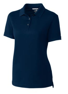 Ladies Cutter & Buck Advantage Navy Polo Shirt / Large