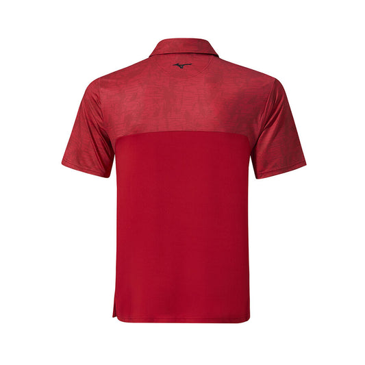 Mizuno Golf Quick Dry Hazard ST Polo / Red / Small