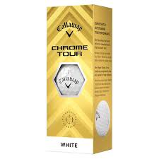 Callaway Chrome Tour 2024 White (Sleeve of 3 balls)