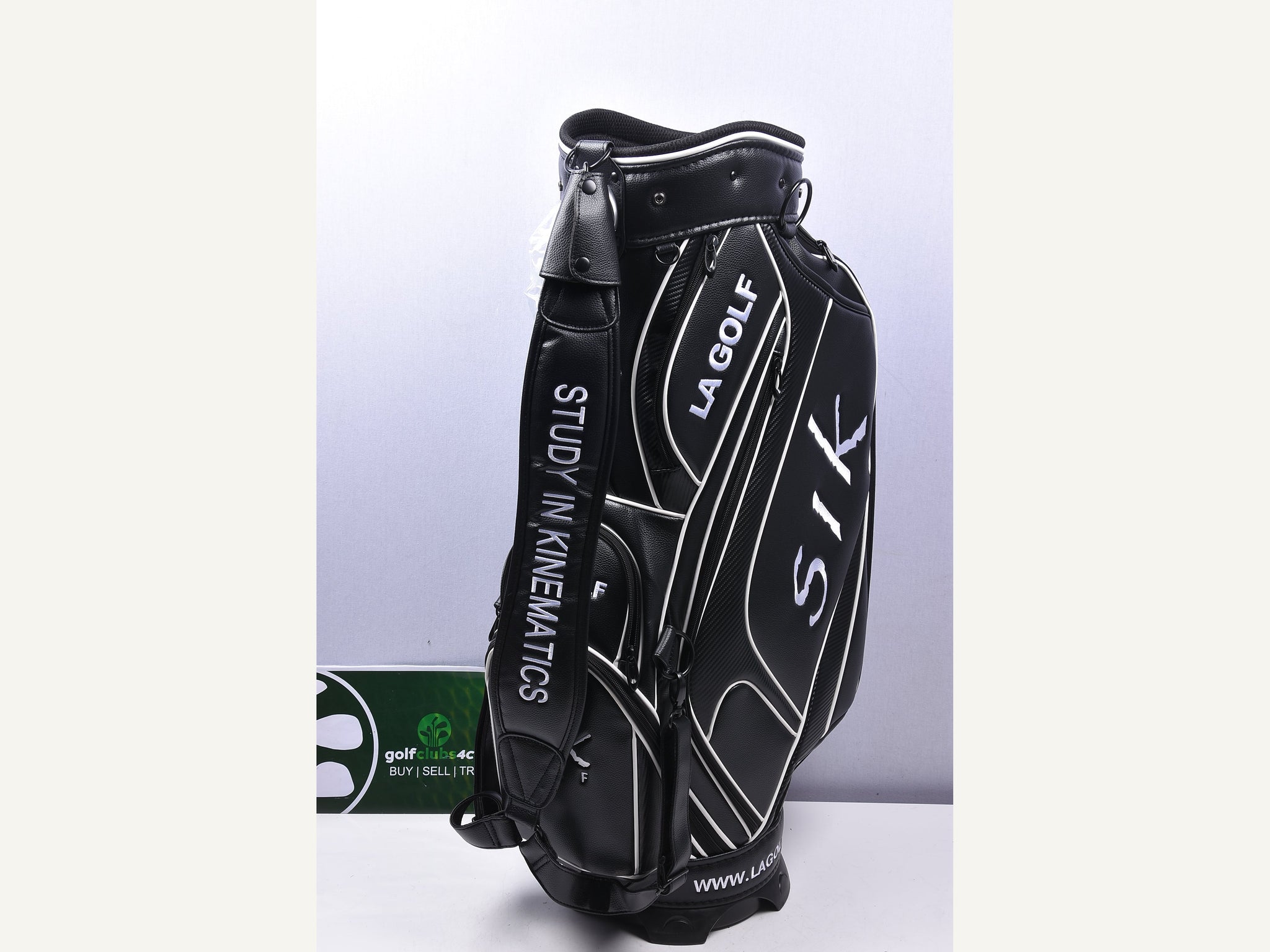 LA Golf SIK golf Tour Staff Bag / 5-Way Divider / Black